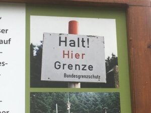 Reiseblog - Harz - ehemaliges Grenzschild