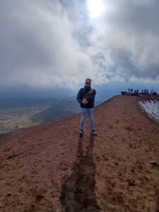 Reiseblog - Ätna - der Chef wandert