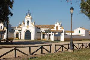 das Pilgerhaus der Bruderschaft "Sevilla"