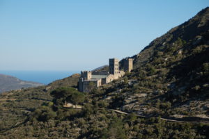 Nochmal das KLoster Sant Pere de Rodes von der anderen Seite aufgenommen